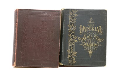 Lot 417 - Two early Imperial albums with a few stamps