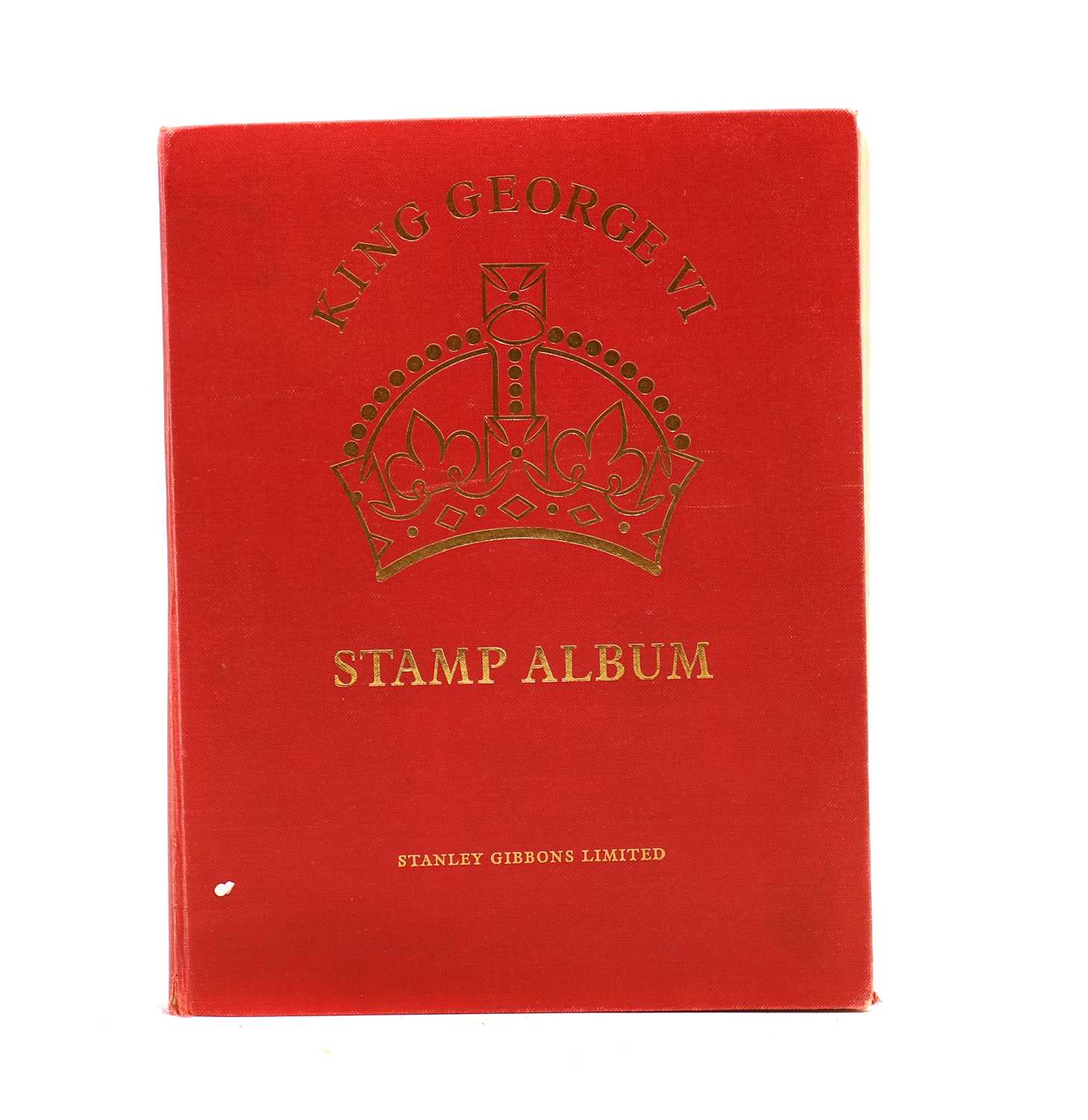 Lot 416 - A KGVI red crown album