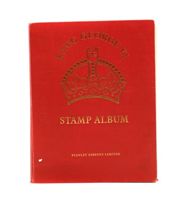 Lot 416 - A KGVI red crown album