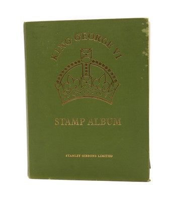 Lot 415 - A green KGVI crown album