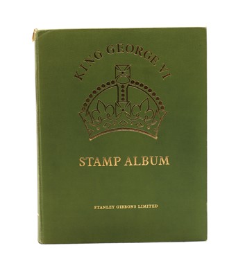 Lot 428 - A green KGVI Crown album