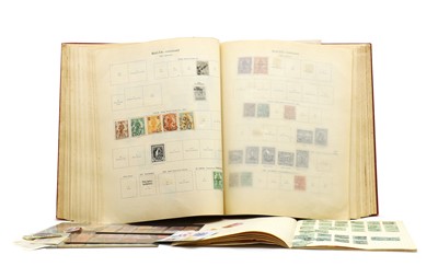 Lot 429 - A red New British Empire Ideal album