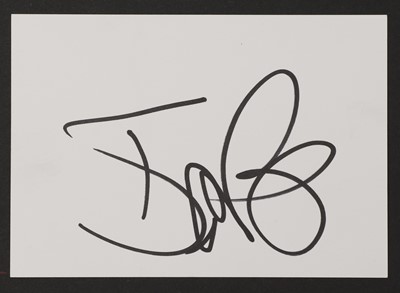 Lot 325 - A collection of Rock Band Autographs