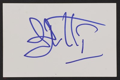 Lot 325 - A collection of Rock Band Autographs