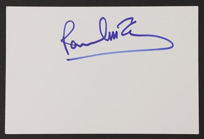 Lot 149 - Paul McCartney: autograph on white card