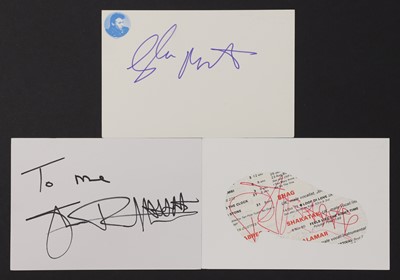 Lot 169 - The Sex Pistols: three autographs on white card