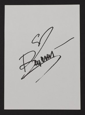 Lot 187 - Beyonce: autograph on white card
