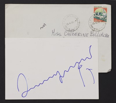 Lot 324 - A collection of Rock Band autographs