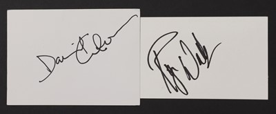 Lot 174 - Pink Floyd: two autographs on white card