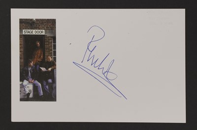 Lot 158 - Phil Collins: autograph on white card