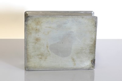 Lot 80 - A Liberty & Co. Tudric pewter cigarette box