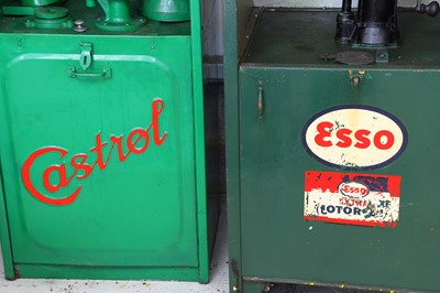 Lot 10 - A Castrol oil cabinet