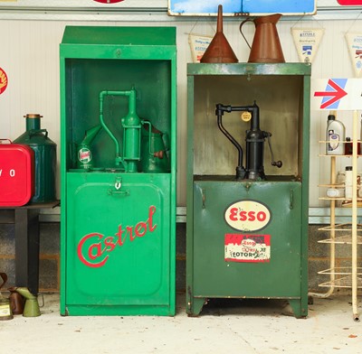 Lot 10 - A Castrol oil cabinet