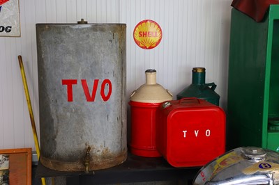 Lot 19 - A 'TVO' galvanised storage tank