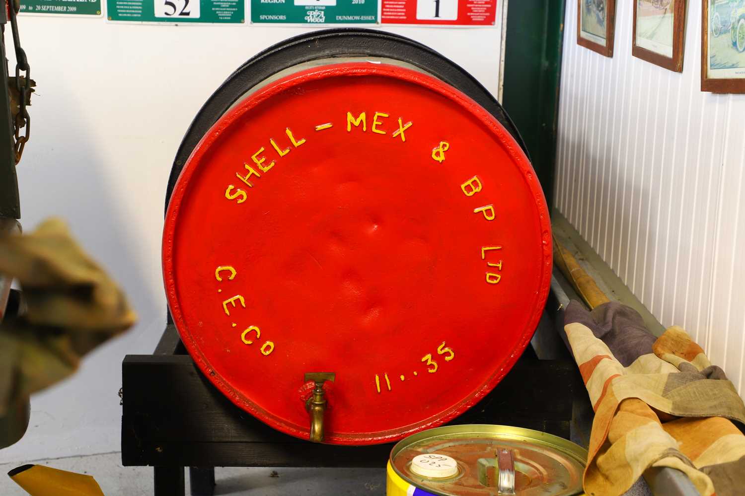 Lot 18 - A Shell-Mex & BP Ltd. ninety-gallon oil