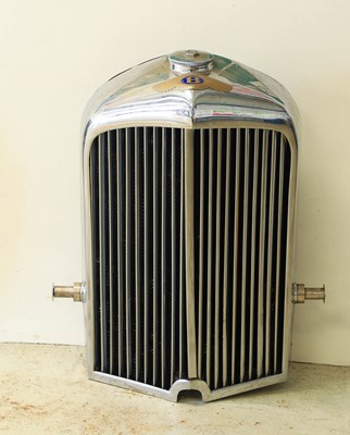 Lot 33 - A Bentley radiator for a 4 litre vehicle