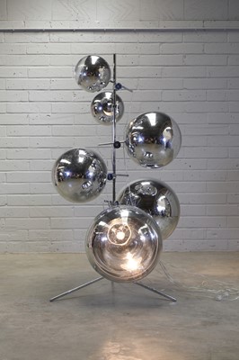 Lot 279 - A Tom Dixon 'Mirror Ball' standard lamp