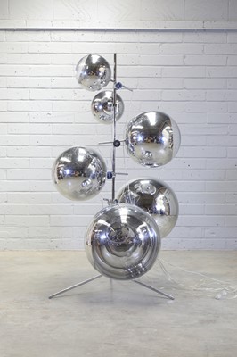 Lot 279 - A Tom Dixon 'Mirror Ball' standard lamp