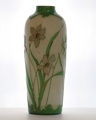 Lot 245 - A cameo glass vase