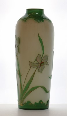 Lot 245 - A cameo glass vase