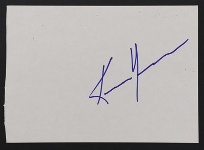 Lot 123 - Keanu Reeves autograph