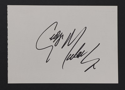 Lot 153 - George Michael: autograph