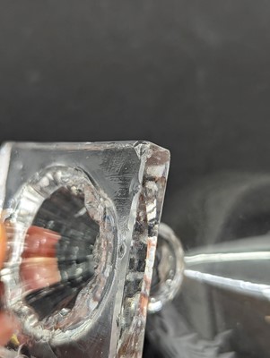 Lot 194 - A Masonic engraved glass rummer
