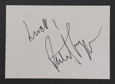 Lot 120 - Patrick Swayze autograph