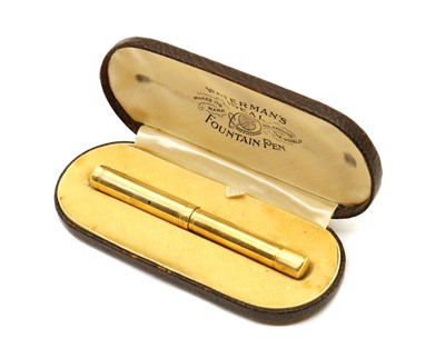 Lot 279A - A Waterman's 'Ideal' 18ct gold fountain pen