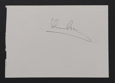 Lot 150 - Paul McCartney: autograph