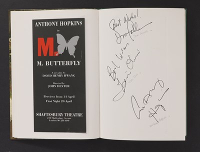 Lot 318 - A collection of signed theatre flyers