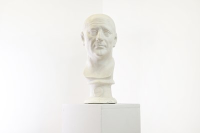 Lot 142 - A plaster bust after the antique