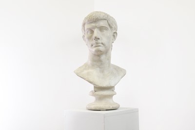 Lot 134 - A plaster bust after the antique