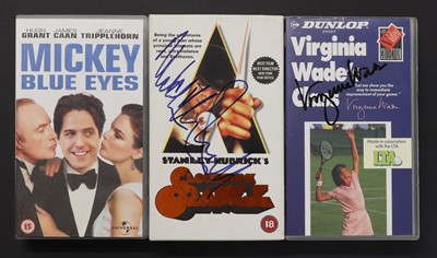 Lot 334 - A large collection of signed videos