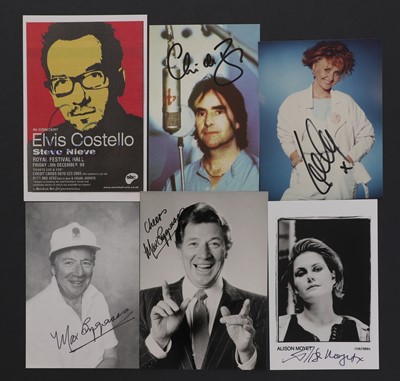 Lot 443 - AUTOGRAPH MUSIC: SINGERS, BANDS, ETC.