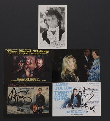 Lot 443 - AUTOGRAPH MUSIC: SINGERS, BANDS, ETC.