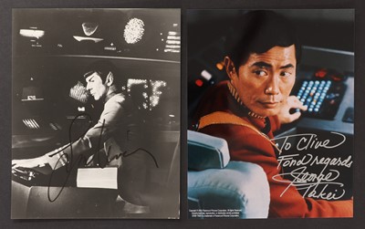 Lot 408 - Star Trek: thirteen autographs