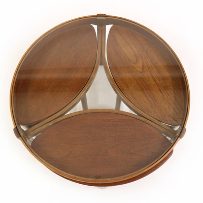 Lot 367 - A Nathan 'Trinity' teak nest of tables