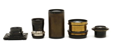 Lot 320 - A mixed selection of camera lenses