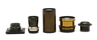 Lot 320 - A mixed selection of camera lenses