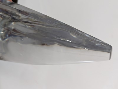 Lot 267 - A Daum glass model of a duck