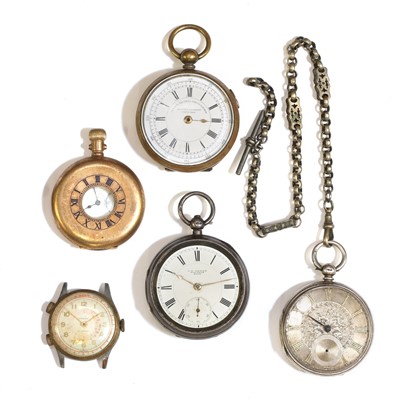 Lot 446 - Four pocket watches