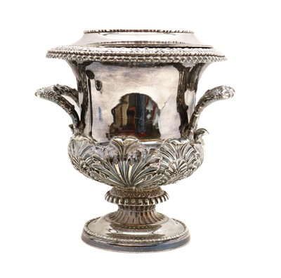 Lot 85 - A silver-plated champagne bucket