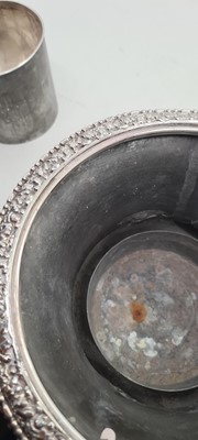 Lot 85 - A silver-plated champagne bucket