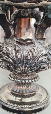 Lot 85 - A silver-plated champagne bucket