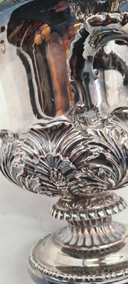 Lot 85 - A silver-plated champagne bucket