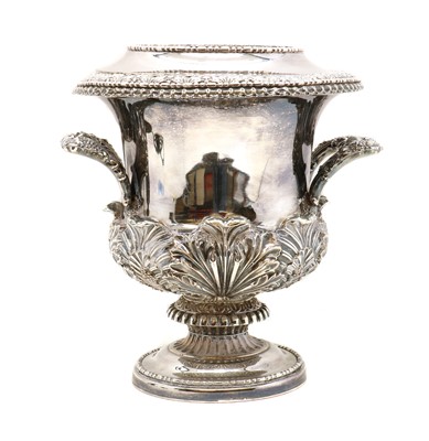 Lot 85 - A silver-plated champagne bucket
