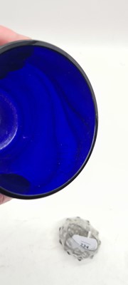 Lot 234 - A George III Bristol blue glass beaker