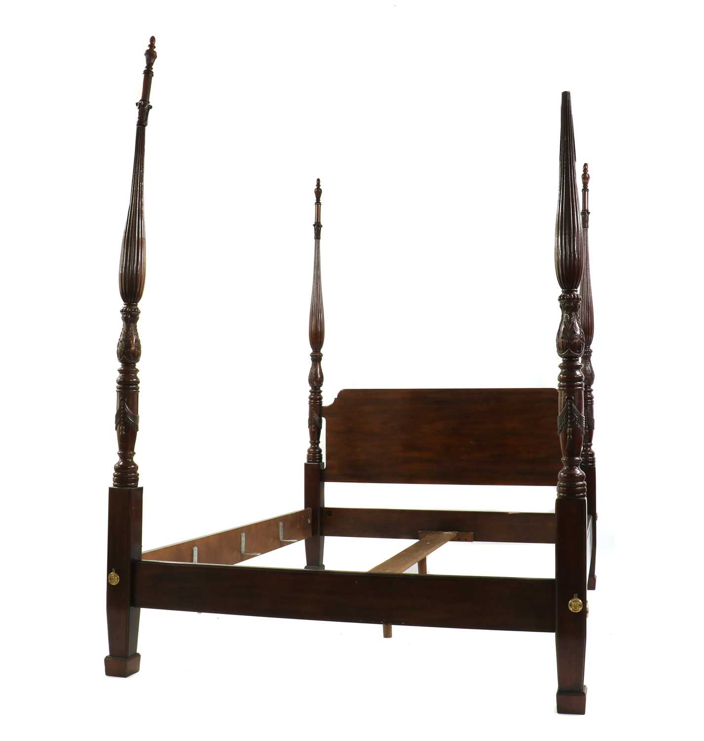 Lot 337 A mahogany four post bed