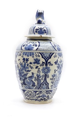 Lot 183 - A Delft pottery jar and cover